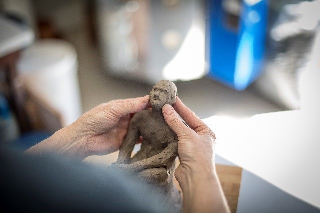 Atelier de sculpture d’après modèle vivant